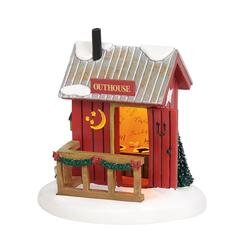 Lit Village Outhouse